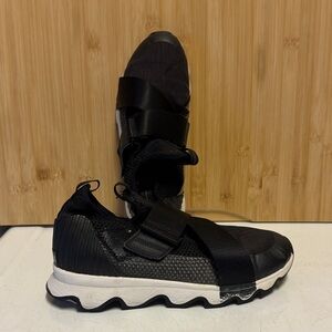 Sorel Black and White Women's Sneakers